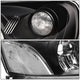 D-Motoring - Headlights - Black Housing - Clear Corner - Plug-n-Play - Pair - 03-05 Honda Pilot - 5