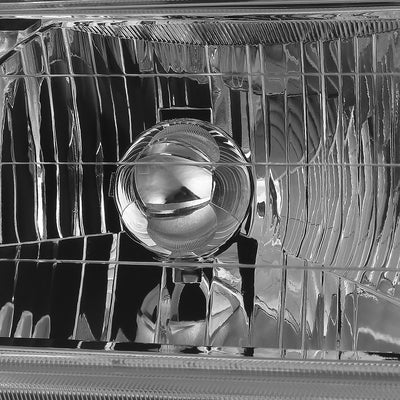 D-Motoring - Headlights - Chrome Housing - Amber Corner - Plug-n-Play - Pair - 99-04 Honda Odyssey - 3