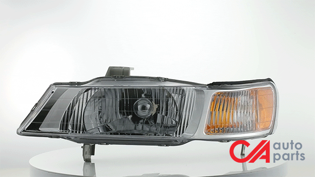D-Motoring - Headlights - Chrome Housing - Amber Corner - Plug-n-Play - Pair - 99-04 Honda Odyssey - 2
