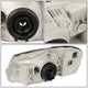 D-Motoring - Headlights - Smoked Lens - Clear Corner - Plug-n-Play - Pair - 00-02 Hyundai Accent - 5