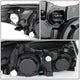 D-Motoring - Headlights - Black Housing - Clear Lens - Amber Corner - Plug-n-Play - Pair - 07-09 Hyundai Elantra - 5