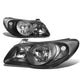 D-Motoring - Headlights - Black Housing - Clear Corner - Plug-n-Play - Pair - 07-09 Hyundai Elantra - 1