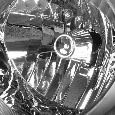 D-Motoring - Headlights - Black Housing - Clear Corner - Plug-n-Play - Pair - 07-09 Hyundai Elantra - 2