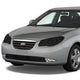 D-Motoring - Headlights - Smoked Lens - Clear Corner - Plug-n-Play - Pair - 07-09 Hyundai Elantra - 7