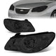 07-09 Hyundai Elantra Headlights - Smoked Lens - Clear Corner - Plug-n-Play - Pair