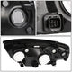 D-Motoring - Headlights - Black Housing - Clear Lens - Clear Corner - Plug-n-Play - Pair - 01-03 Hyundai Elantra - 5