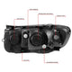 D-Motoring - 07-12 Hyundai Santa FeHeadlights - Smoked Housing - Clear Corner - Projector - Plug-n-Play - Pair - 6