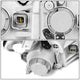D-Motoring - Headlights - Smoked Housing - Smoked Lens - Clear Corner - Plug-n-Play - Pair - 02-05 Hyundai Sonata - 5