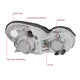 D-Motoring - Headlights - Smoked Housing - Smoked Lens - Clear Corner - Plug-n-Play - Pair - 02-05 Hyundai Sonata - 6