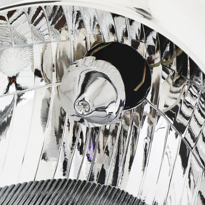 D-Motoring - Headlights - Chrome Housing - Amber Corner - Plug-n-Play - Pair - 05-09 Hyundai Tucscon - 3