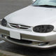 D-Motoring - Headlights - Smoked Housing - Smoked Lens - Clear Corner - Plug-n-Play - Pair - 98-01 Kia Sephia - 7