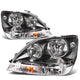 D-Motoring - Headlights - Black Housing - Amber Corner - Plug-n-Play - Pair - 99-03 Lexus RX300 - 1