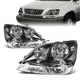 99-03 Lexus RX300 Headlights - Black Housing - Clear Lens - Clear Corner - Plug-n-Play - Pair