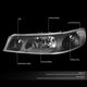 D-Motoring - Headlights - Black Housing - Clear Lens - Plug-n-Play - Pair - 98-02 Lincoln Town Car - 2