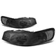 D-Motoring - Headlights - Smoked Lens - Plug-n-Play - Pair - 98-02 Lincoln Town Car - 1