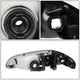 D-Motoring - Headlights - Smoked Lens - Amber Corner - Plug-n-Play - Pair - 98-99 Mazda 626 - 6