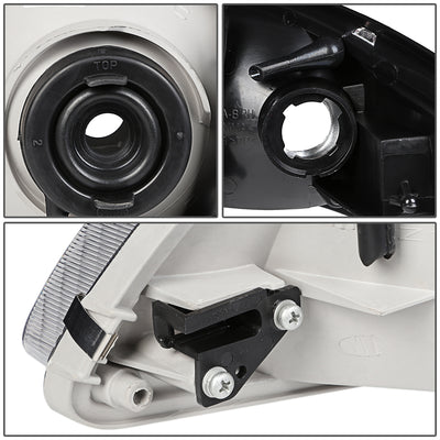 D-Motoring - Headlights - Smoked Lens - Plug-n-Play - Pair - 98-99 Mazda 626 - 5