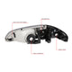 D-Motoring - Headlights - Smoked Lens - Plug-n-Play - Pair - 98-99 Mazda 626 - 6