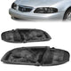 98-99 Mazda 626 Headlights - Smoked Housing - Smoked Lens - Plug-n-Play - Pair