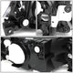 D-Motoring - Headlights - Black Housing - Clear Lens - Amber Corner - Plug-n-Play - Pair - 01-03 Mazda Protege - 5