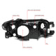D-Motoring - Headlights - Black Housing - Clear Lens - Amber Corner - Plug-n-Play - Pair - 01-03 Mazda Protege - 6