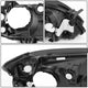 D-Motoring - Headlights - Smoked Housing - Smoked Lens - Clear Corner - Plug-n-Play - Pair - 01-03 Mazda Protege - 5