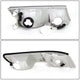 D-Motoring - Headlights - Smoked Lens - Amber Corner - Plug-n-Play - Pair - 98-02 Mercury Grand Marquis - 4