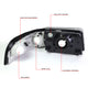 D-Motoring - 06-11 Mercury Grand Marquis Headlights - Black Housing - Clear Lens - Amber Corner - Plug-n-Play - Pair - 6