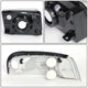 D-Motoring - Headlights - Chrome Housing - Amber Corner - Plug-n-Play - Pair - 06-11 Mercury Grand Marquis - 4