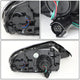 D-Motoring - Headlights - Black Housing - Clear Corner - Plug-n-Play - Pair - 00-05 Mercury Sable - 5