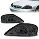 00-05 Mercury Sable Headlights - Smoked Housing - Smoked Lens - Clear Corner - Plug-n-Play - Pair