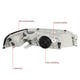 D-Motoring - 97-01 Mitsubishi Mirage Headlights - Clear Lens - Clear Corner - Plug-n-Play - Pair - 6