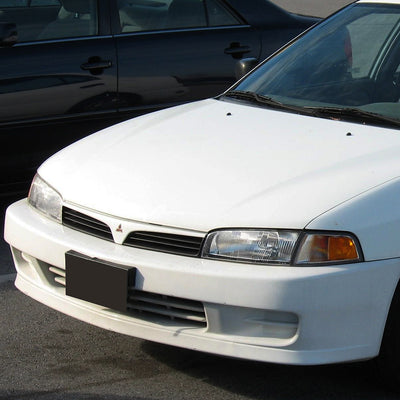 D-Motoring - Headlights - Chrome Housing - Clear Lens - Amber Corner - Plug-n-Play - Pair - 97-02 Mitsubishi Mirage 2-Dr Coupe - 6