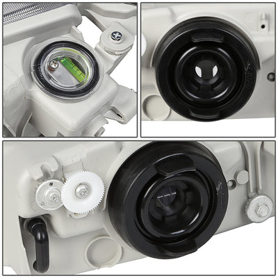 D-Motoring - 97-01 Mitsubishi Mirage Headlights - Chrome Housing - Smoked Lens - Amber Corner - Plug-n-Play - Pair - 5