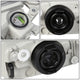 D-Motoring - 97-01 Mitsubishi Mirage Headlights - Chrome Housing - Smoked Lens - Clear Corner - Plug-n-Play - Pair - 5