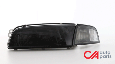 97-01-mitsubishi-mirage-headlights-chrome-housing-smoked-lens-clear-corner-plug-n-play-pair-hl-oh-069-sm-cl1 - 4