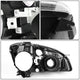 D-Motoring - Headlights - Black Housing - Clear Corner - Plug-n-Play - Pair - 05-06 Nissan Altima - 5