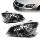 05-06 Nissan Altima Headlights - Black Housing - Clear Corner - Plug-n-Play - Pair