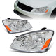 05-06 Nissan Altima Headlights - Chrome Housing - Amber Corner - Plug-n-Play - Pair