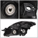 D-Motoring - Headlights - Black Housing - Clear Corner - Plug-n-Play - Pair - 07-09 Nissan Altima 4-Door Sedan - 5