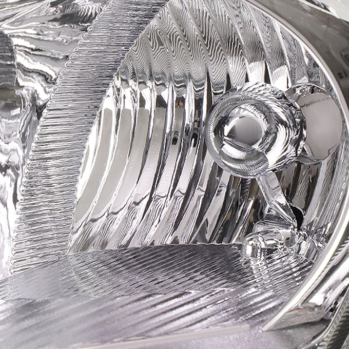 D-Motoring - 07-09 Nissan Altima Sedean Headlights - Chrome Housing - Clear Lens - Clear Corner - Plug-n-Play - Pair - 3