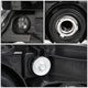 D-Motoring - Headlights - Black Housing - Clear Lens - Clear Corner - Plug-n-Play - Pair - 00-01 Nissan Altima - 5