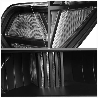 D-Motoring - Headlights - Black Housing - Clear Corner - Plug-n-Play - Pair - Nissan Frontier / Pathfinder - 3