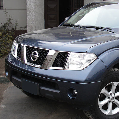 D-Motoring - Headlights - Chrome Housing - Clear Corner - Plug-n-Play - Pair - Nissan Frontier / Pathfinder - 6