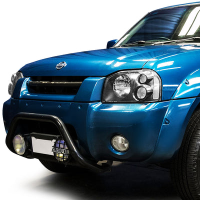 D-Motoring - Headlights - Black Housing - Clear Lens - Clear Corner - Plug-n-Play - Pair - 01-04 Nissan Frontier - 5