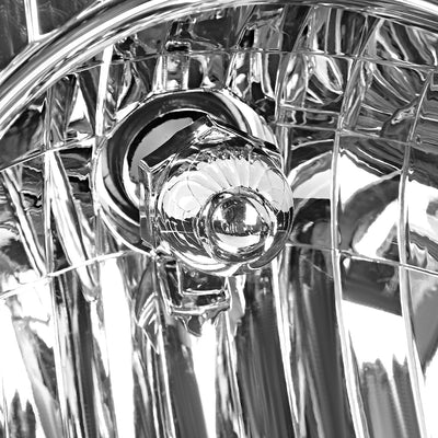 D-Motoring - Headlights - Chrome Housing - Clear Lens - Clear Corner - Plug-n-Play - Pair - 01-04 Nissan Frontier - 2