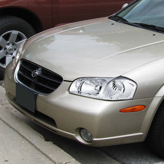 D-Motoring - 00-01 Nissan Maxima Headlights - Clear Lens - Clear Corner - Plug-n-Play - Pair - 7