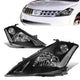 03-07 Nissan Murano Headlights - Black Housing - Clear Corner - Plug-n-Play - Pair
