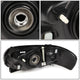 D-Motoring - Headlights - Black Housing - Clear Corner - Plug-n-Play - Pair - 4-06 Nissan Sentra - 4