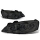 D-Motoring - Headlights - Smoked Lens - Clear Corner - Plug-n-Play - Pair - 05-10 Pontiac G6 - 1